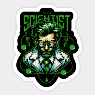 Mad Scientist Sticker